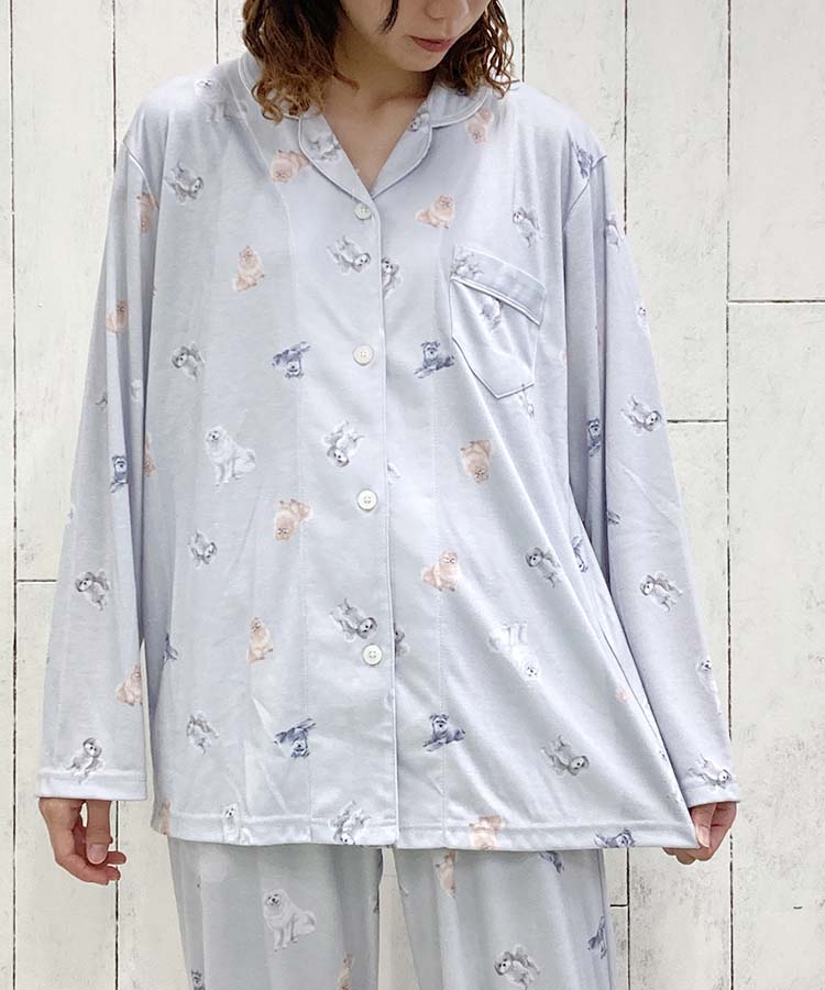 いぬ柄ルームウェア上下セット
