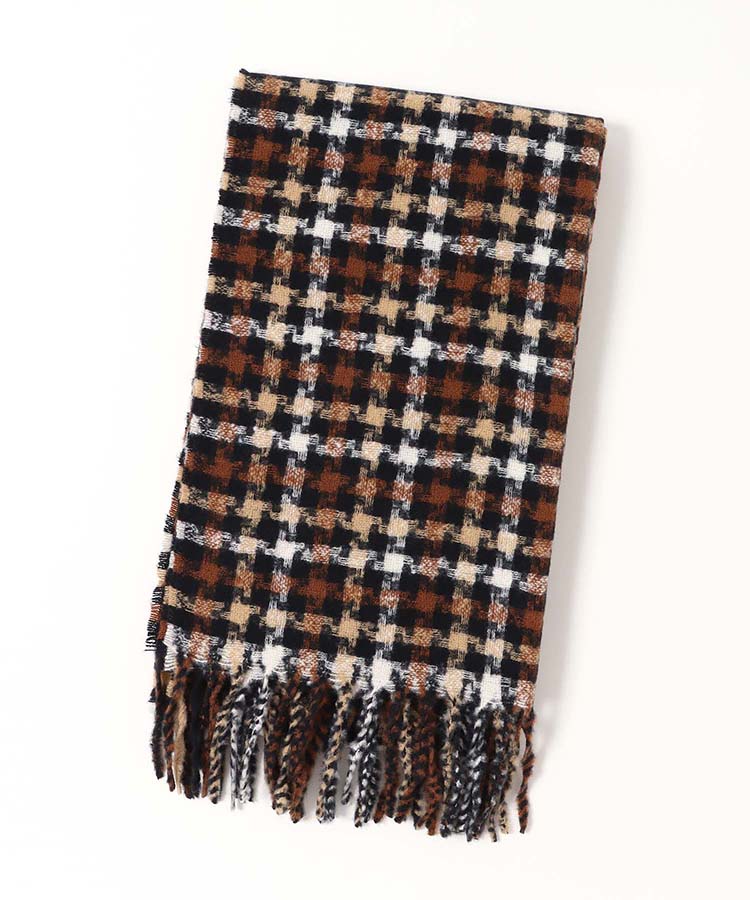 カラフルチェックストール