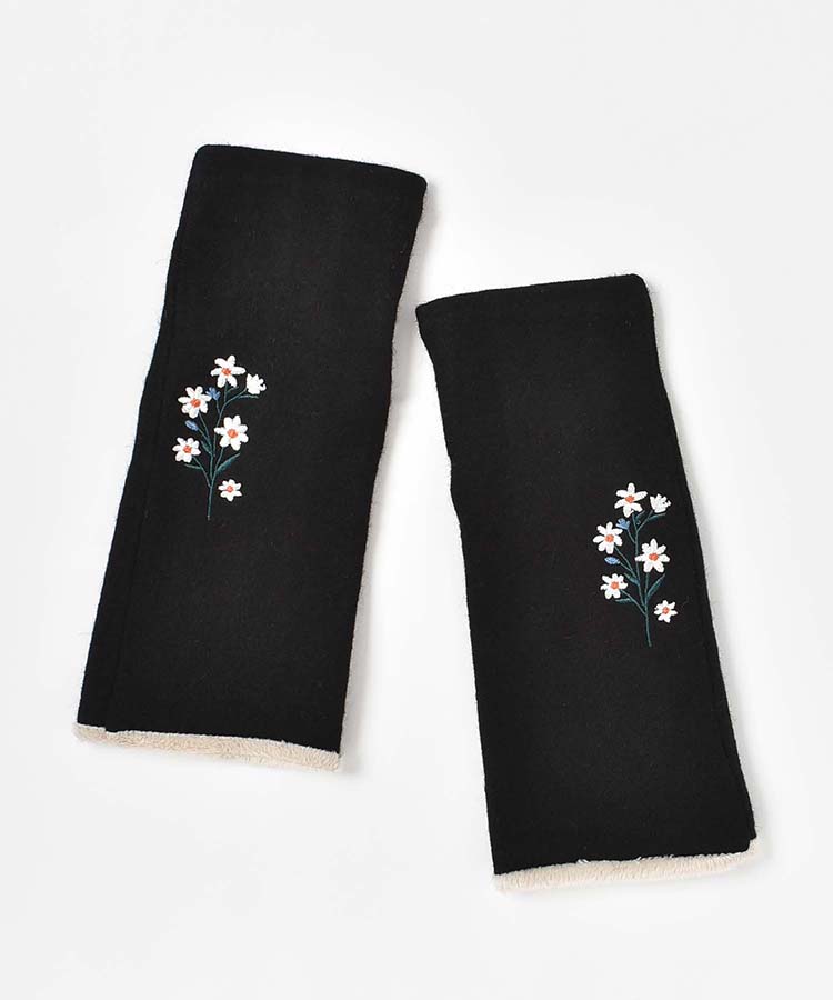 フィンガーレス刺繍グローブ
