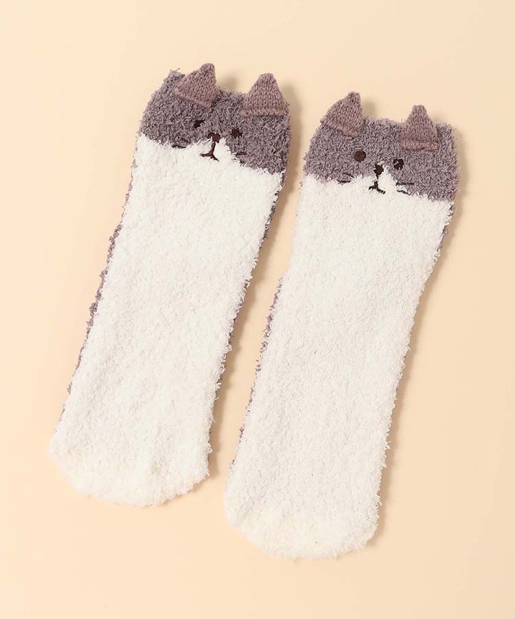 ねこモールルームソックス