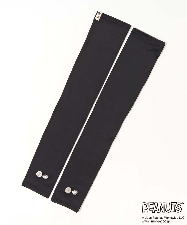 スヌーピー刺繍冷感UVロンググローブ