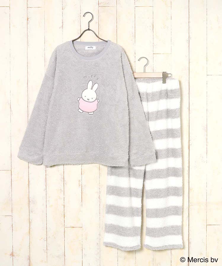 ミッフィーふわもこルームウェア上下セット