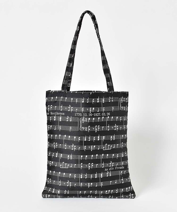 楽譜ジャガードトート | Bleu Bleuet（ブルーブルーエ）公式通販