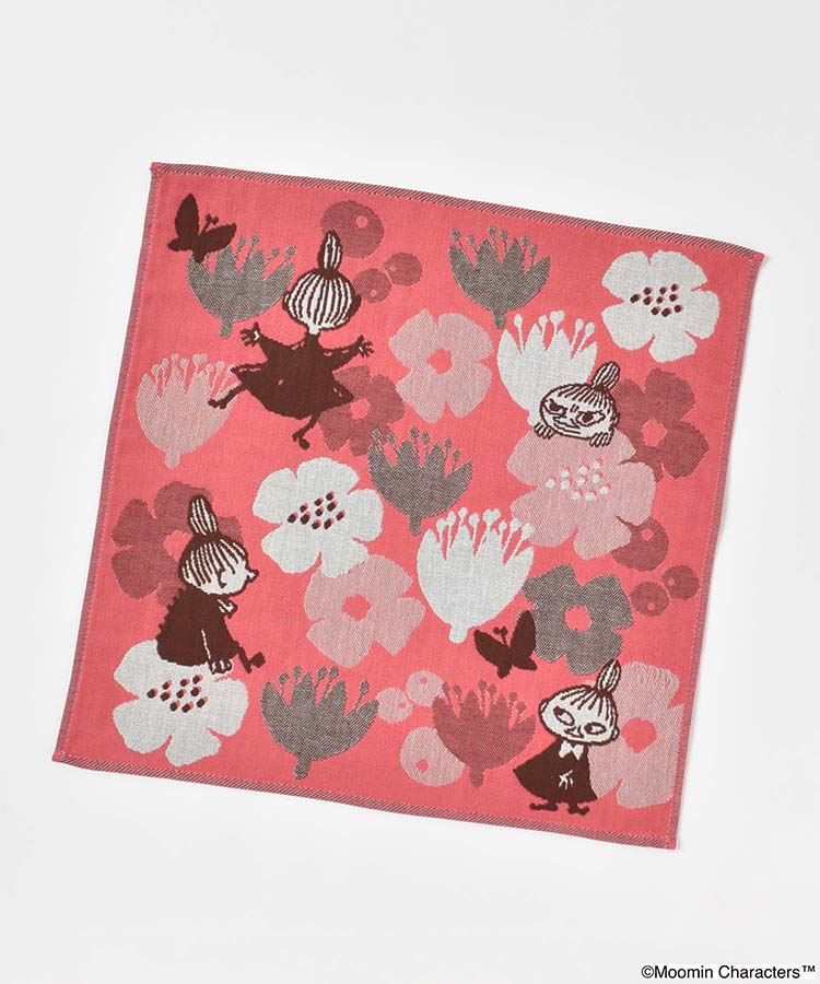 MOOMIN フラワーとフレンズ三重ガーゼハンカチ