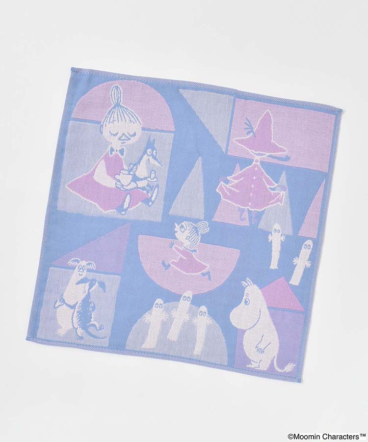 MOOMIN 仲間三重ガーゼハンカチ