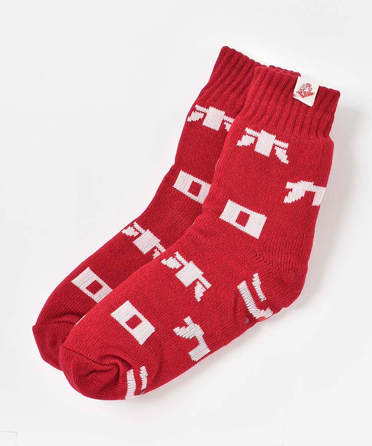 ホカロン裏ボアロゴソックス