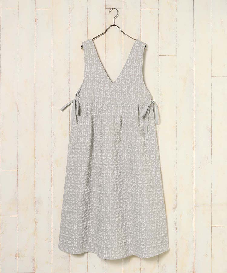 le petaleフラワージャガードジャンパースカート