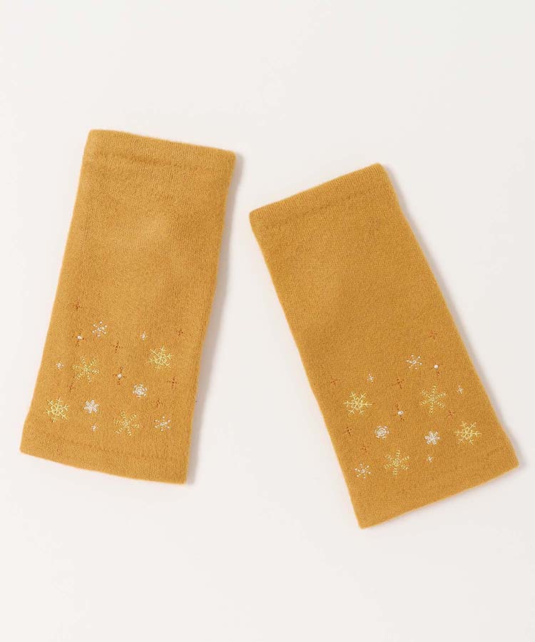 雪柄フィンガーレスグローブ