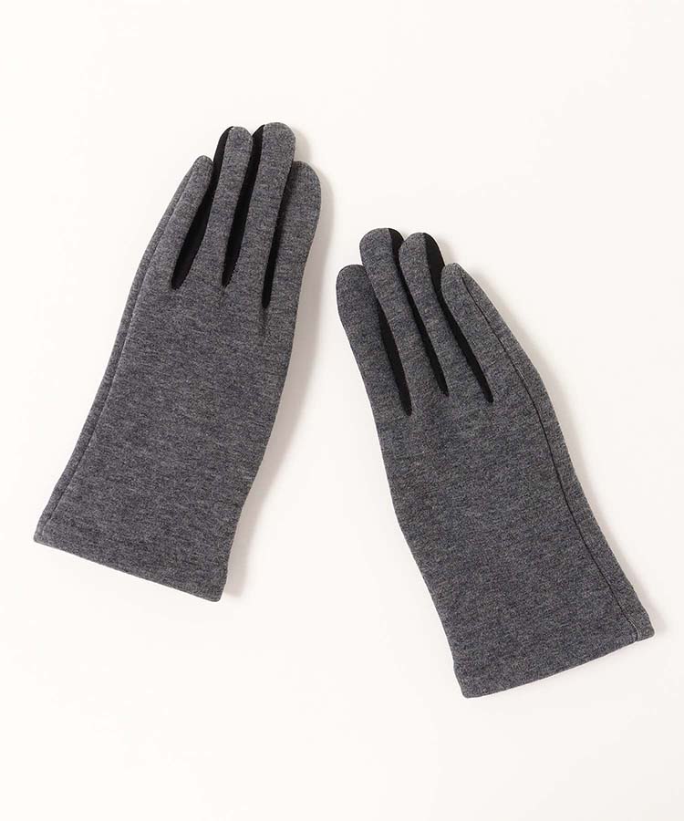 バイカラー指フードグローブ