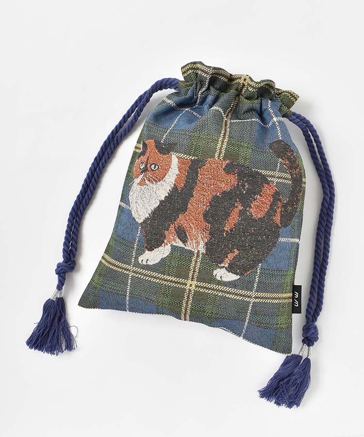 松尾ミユキチェック巾着