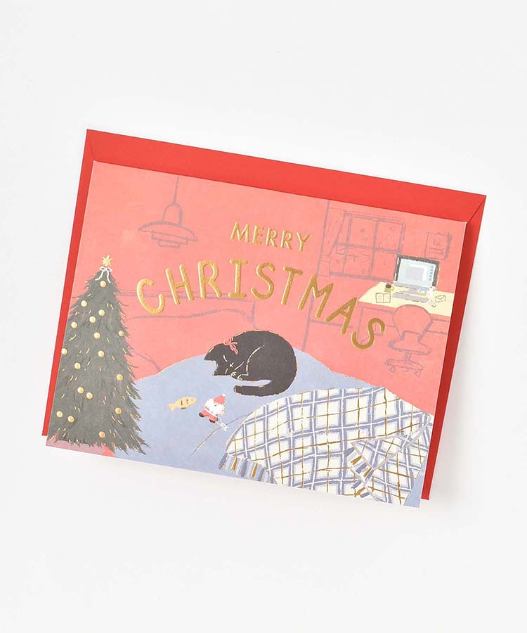 いたずらねこクリスマスカード