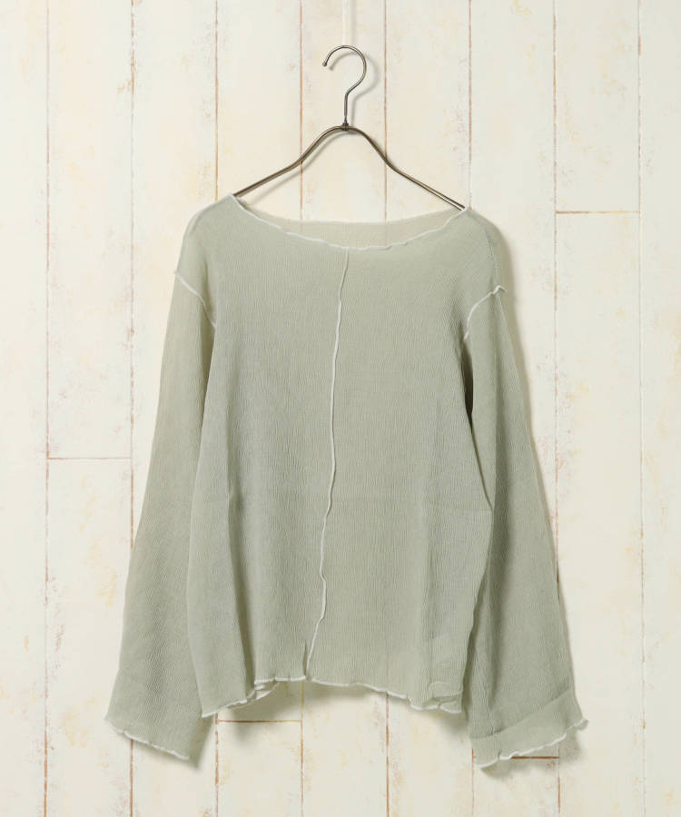 ≪SALE≫【WEB限定】前後2WAY楊柳メロウカットソー