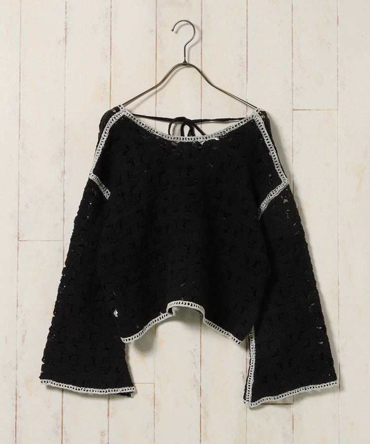 ≪SALE≫【WEB限定】クロシェ前後2wayトップス