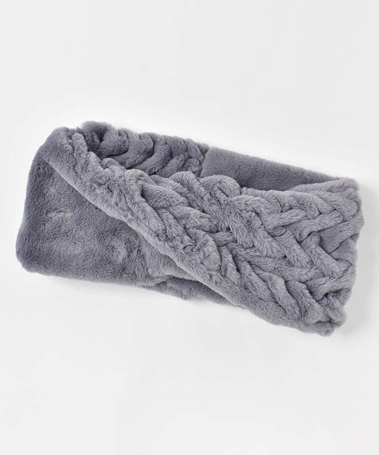 編み込ファークロススヌード