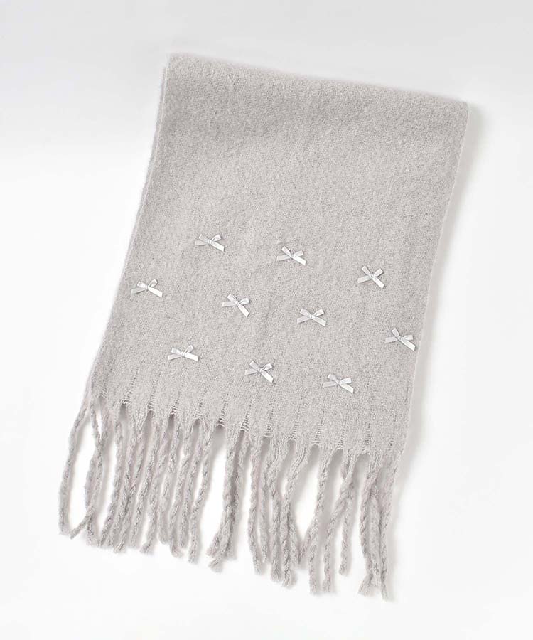 リボン付きストール