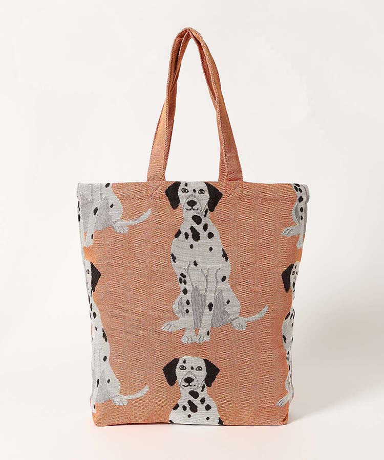 ワンワンジャガードトートバッグ