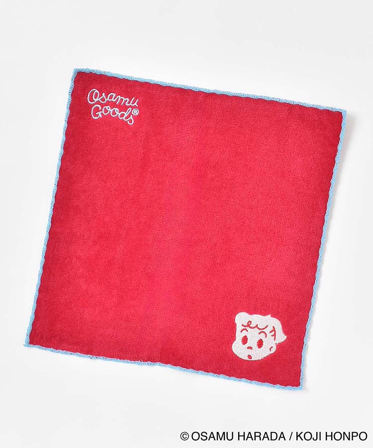 OSAMU GOODSポイント刺繍ミニタオル
