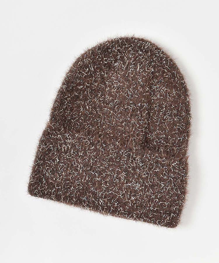 ミックスシャギーニット帽