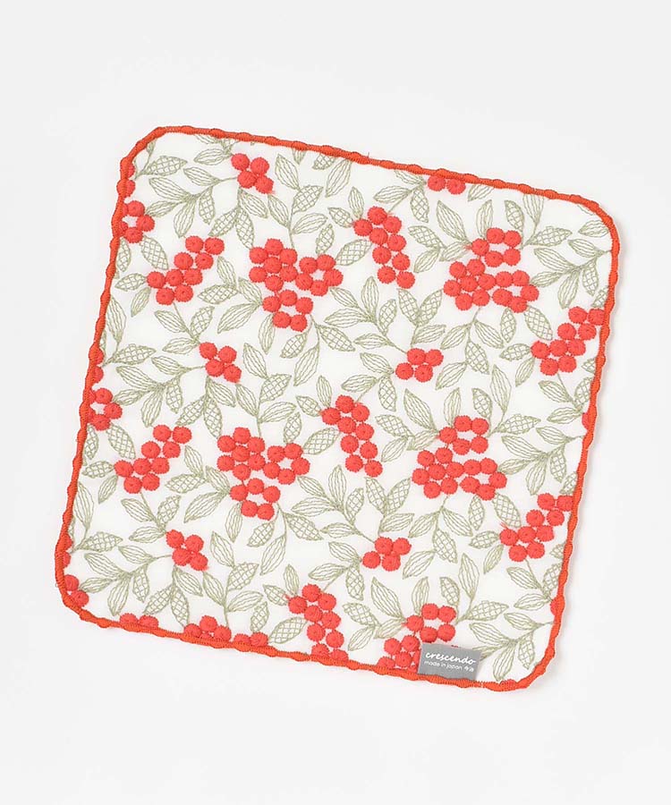 エンブロイダリー刺繍ハンカチ