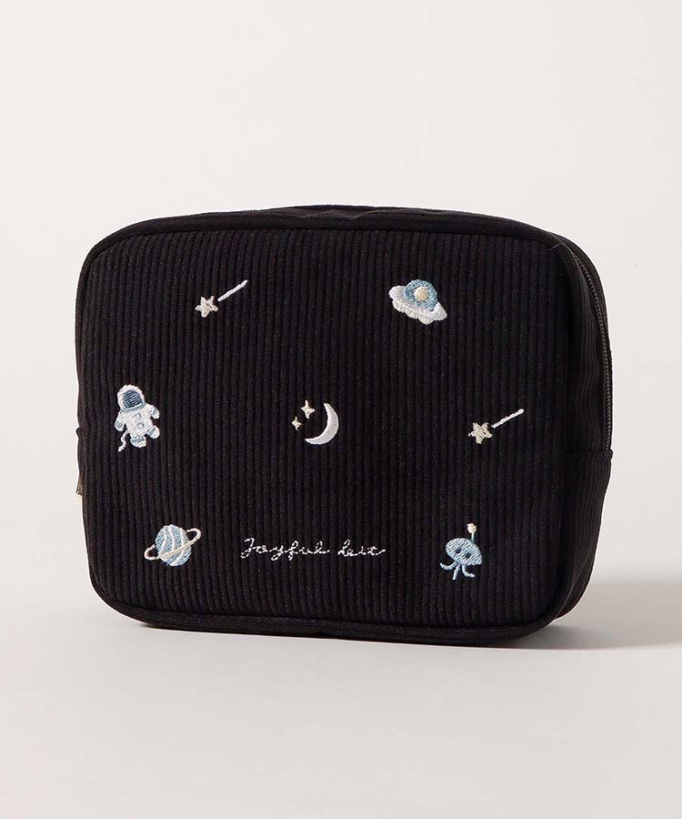 ジョイフルビットコーデュロイスクエアポーチ