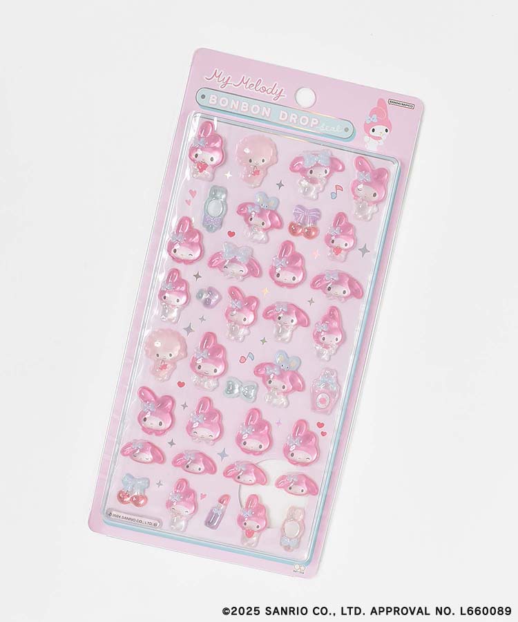 【WEB限定】サンリオキャラクターズ ボンボンドロップシール