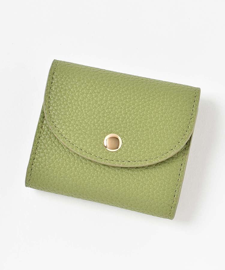 カーブフラップ二つ折財布