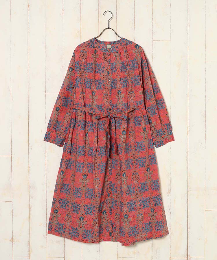 【WEB限定】ガーデンクロス前開きワンピース