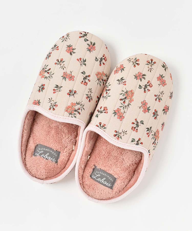 ルボア花柄スリッパ