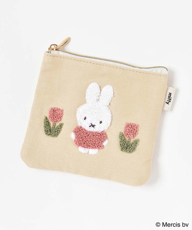 miffyスプリングサガラ刺繍ティッシュポーチ