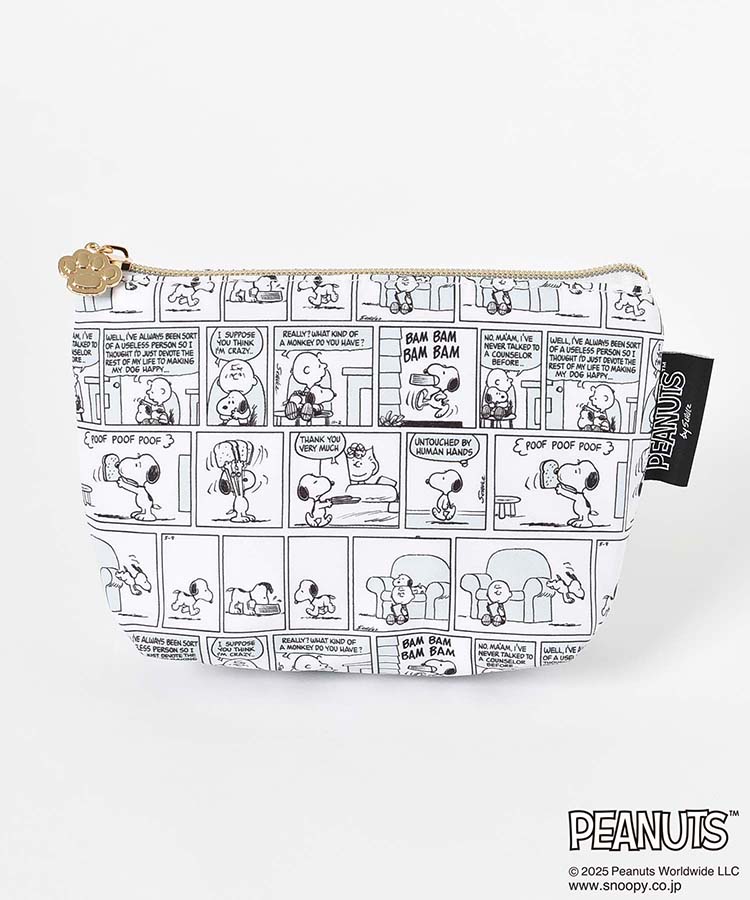 PEANUTS コミック柄ポーチ