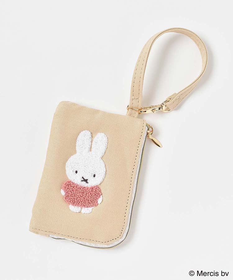miffyスプリングサガラ刺繍コインパスケース