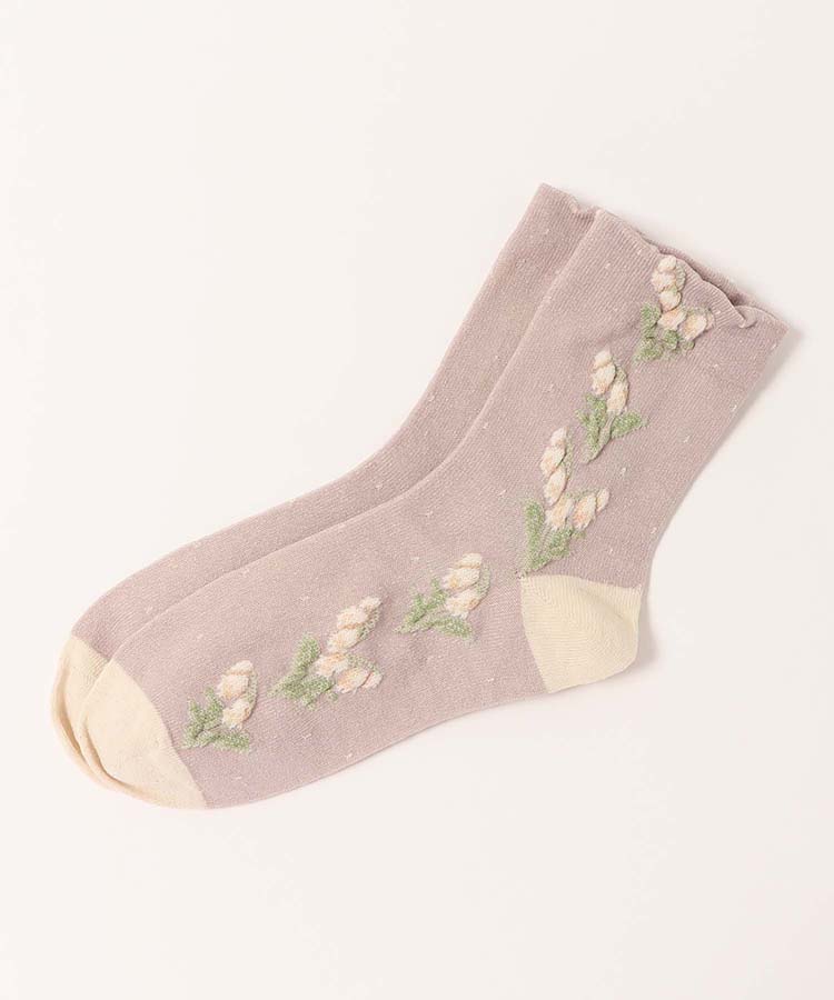 すずらんラインロークルーソックス