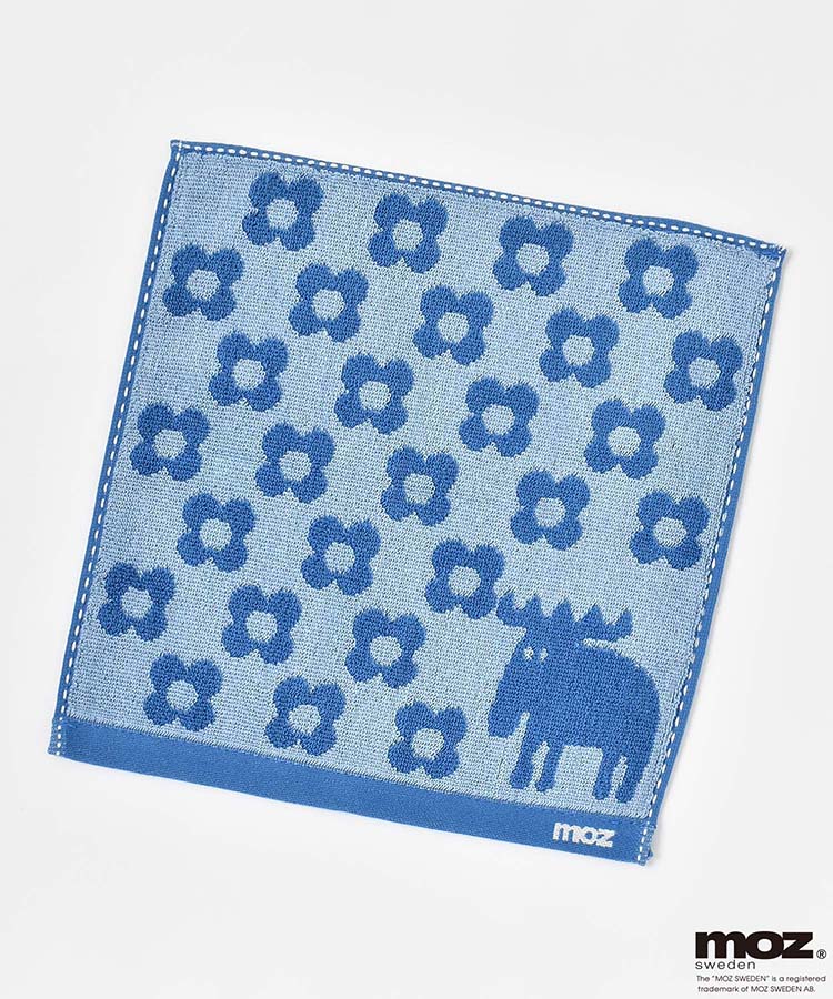 MOZジャガードフラワーハンカチ