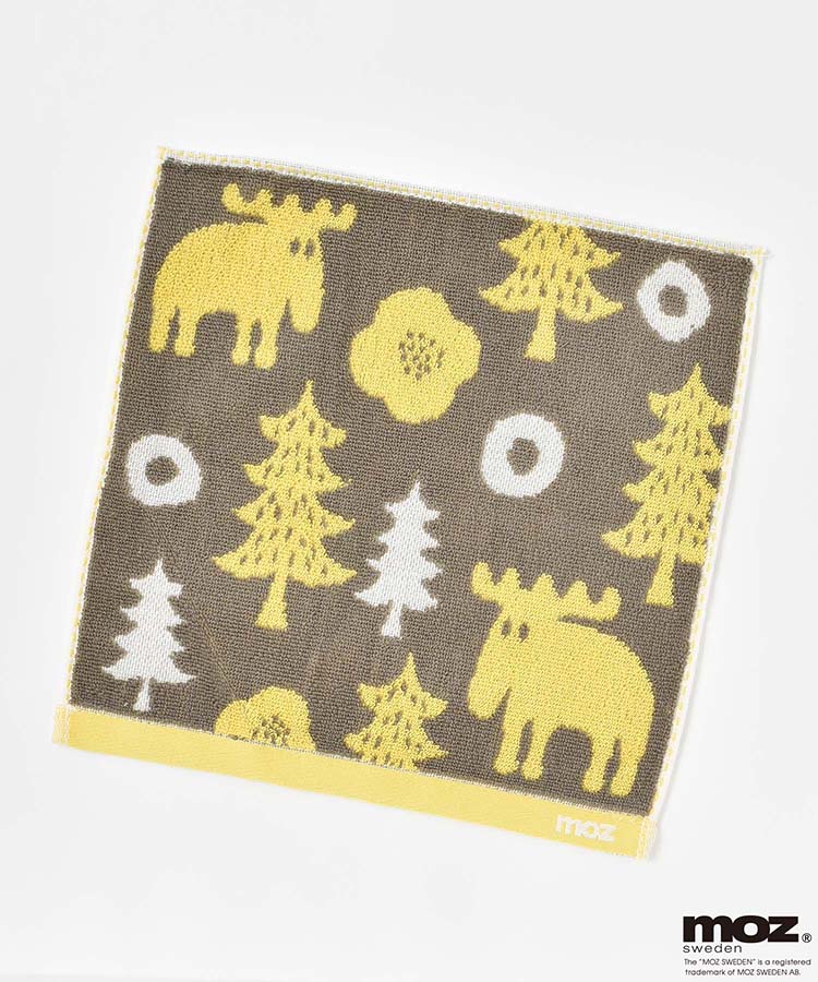 MOZジャガードフォレストハンカチ