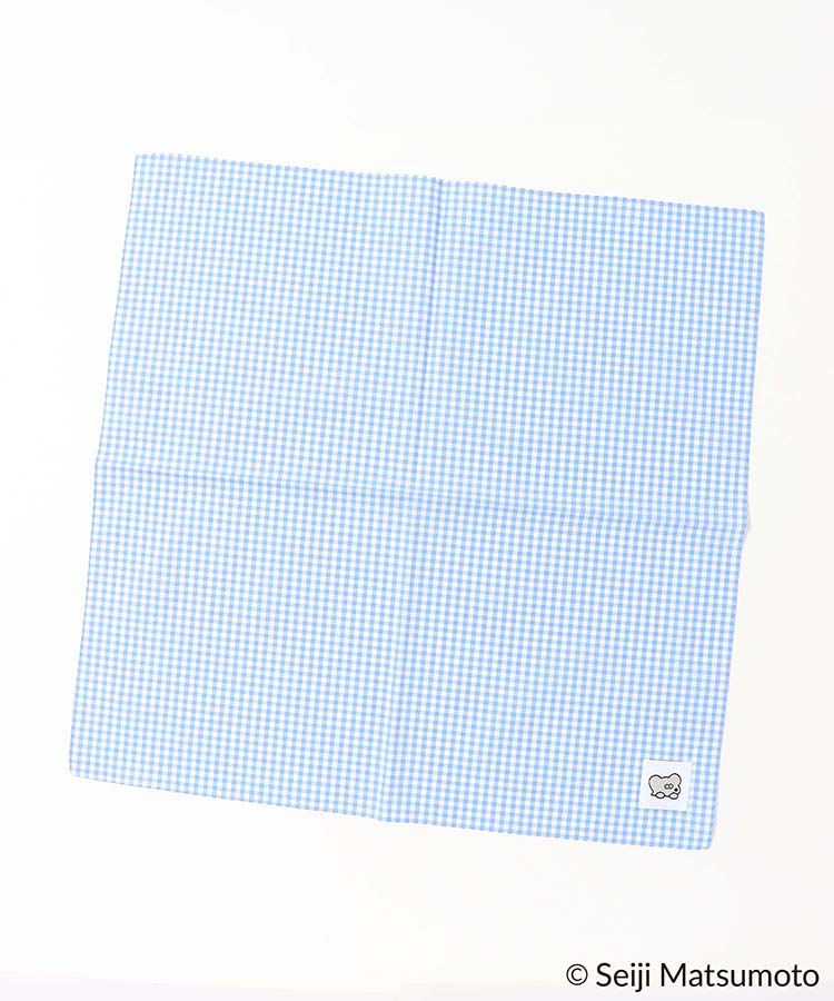 ねずみのANDYチェック大判ハンカチ