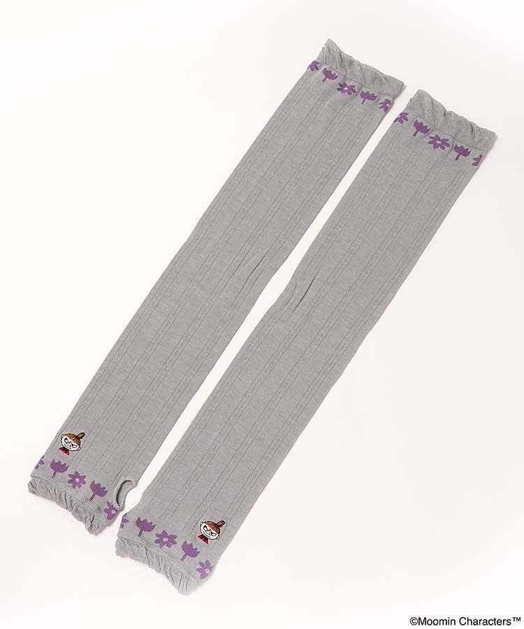 冷感花柄リトルミイ 刺繍ロンググローブ