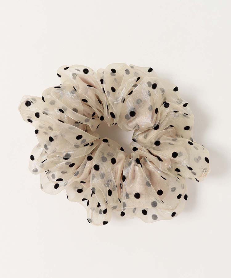 ドットオーガンジーシュシュ