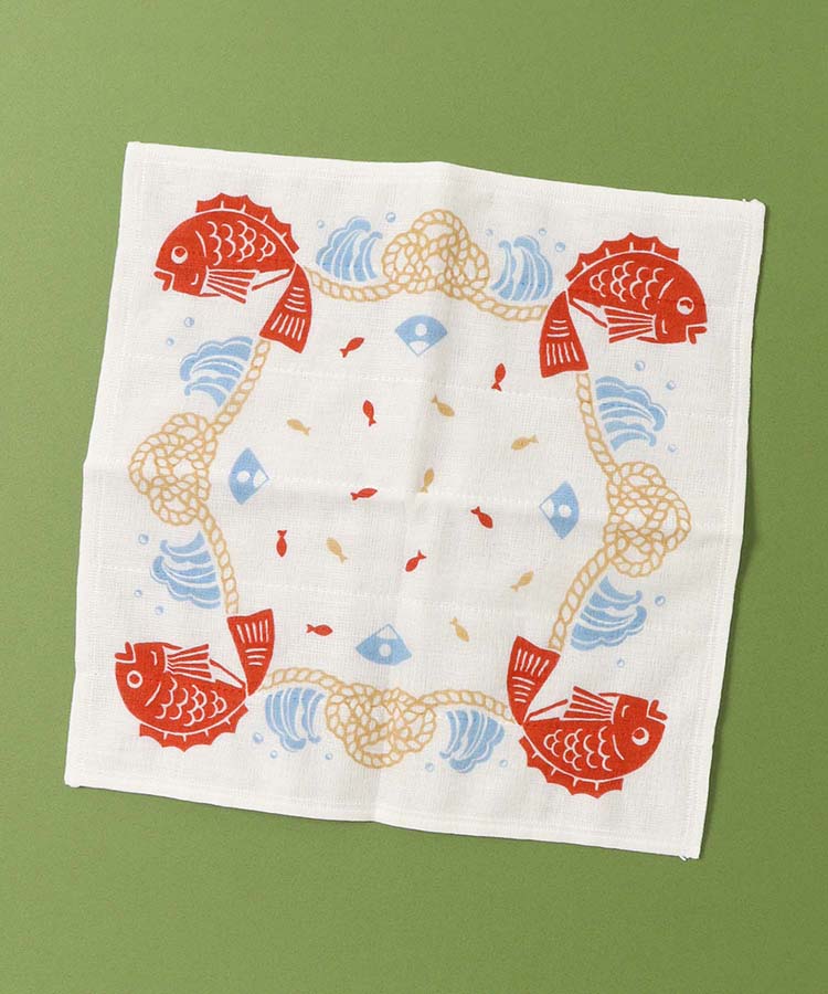 結びかや生地ふきん