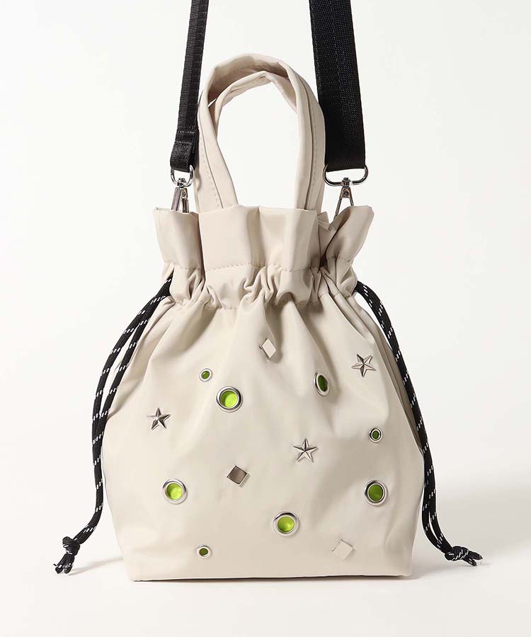 ハトメ巾着2WAYショルダー