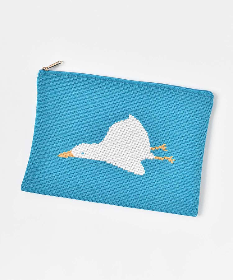 オリジナル柄ニットポーチ