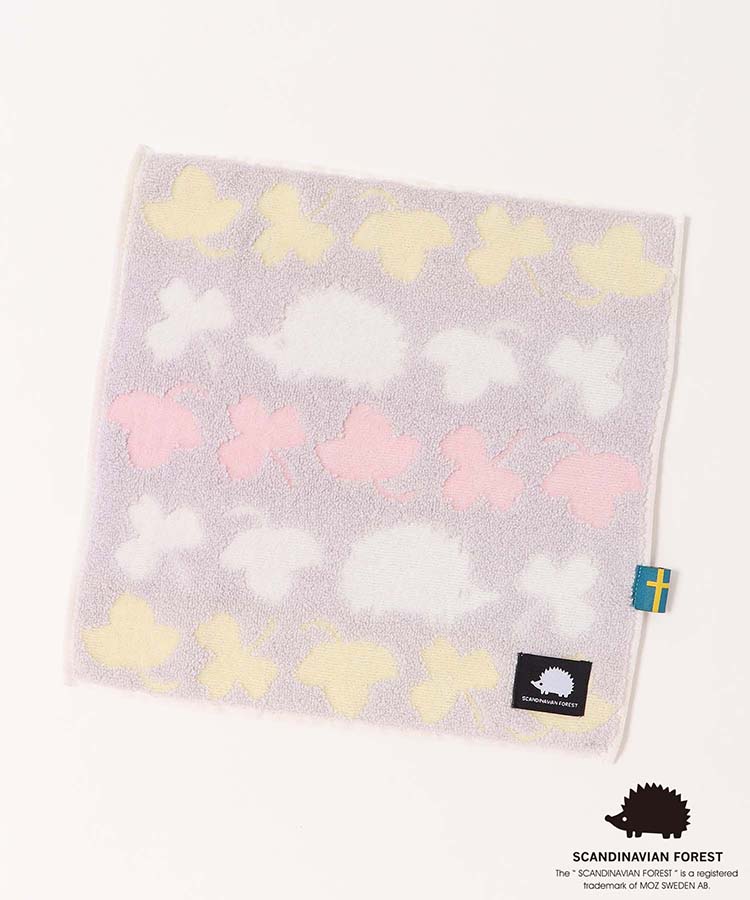 スカンジナビアンフォレスト パステルリーフミニタオル