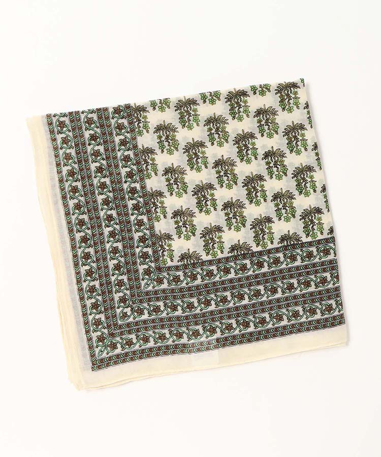 レトロフラワーオーバーサイズスカーフ