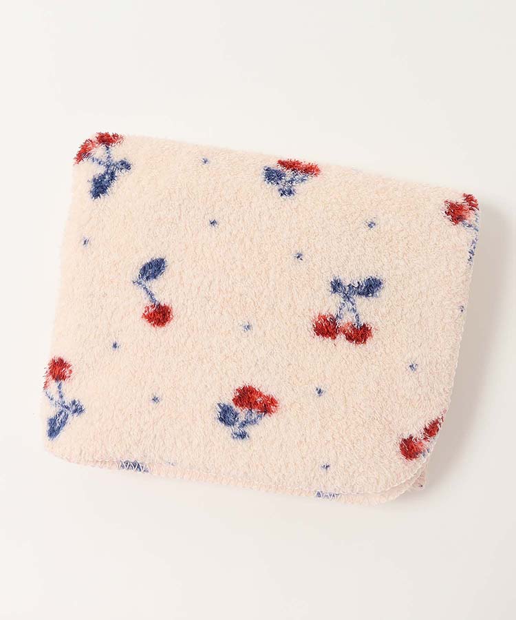 総柄ボアブランケット