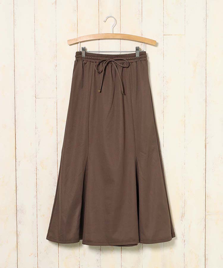 裏起毛カットツイルマーメイドスカート