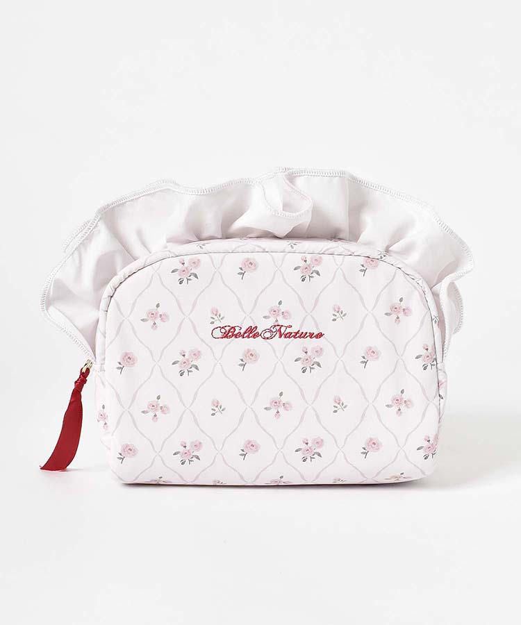 ベルナチュールボックスフリルポーチ