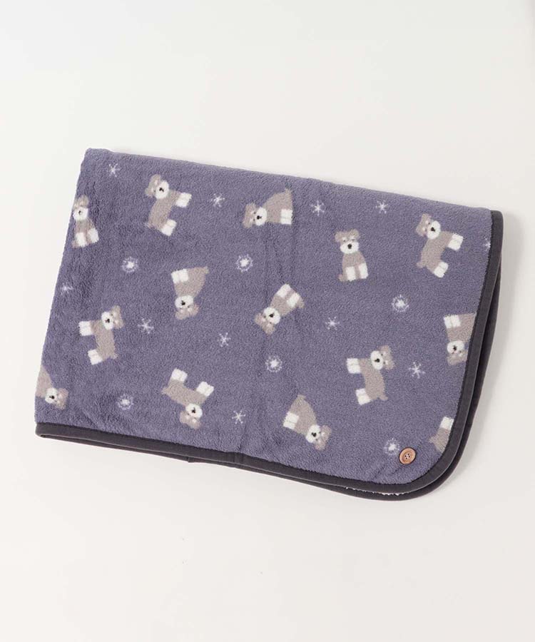 サンゴパイル総柄ブランケット