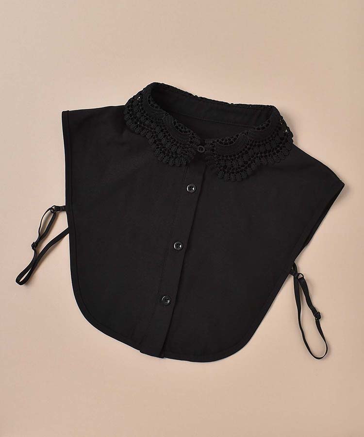 スカラップレースつけ襟