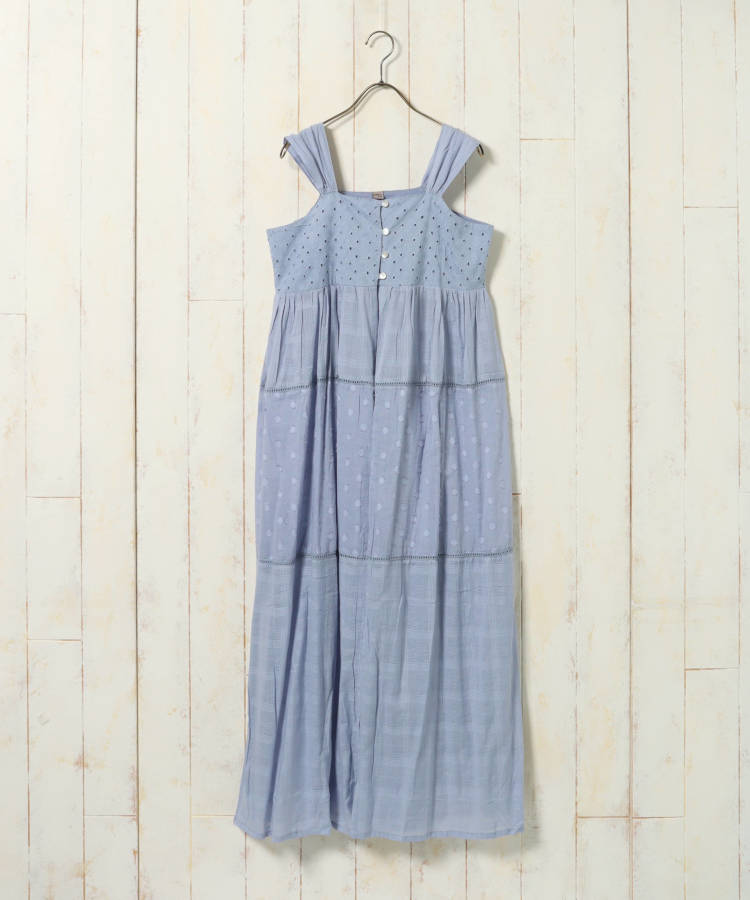 ≪SALE≫シフリー刺繍ティアードワンピース