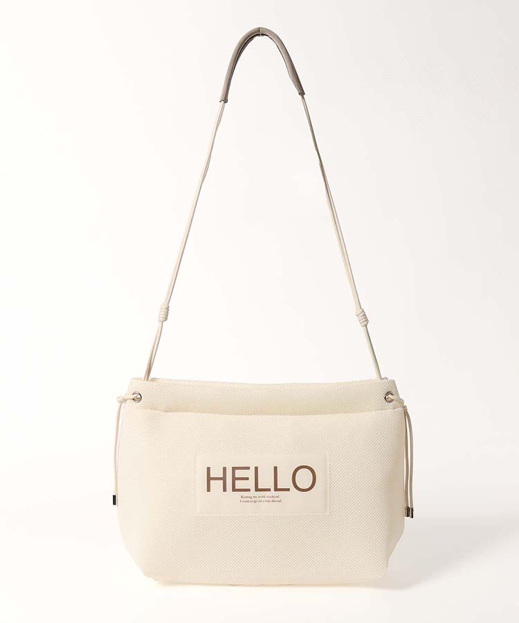 メッシュロゴショルダー