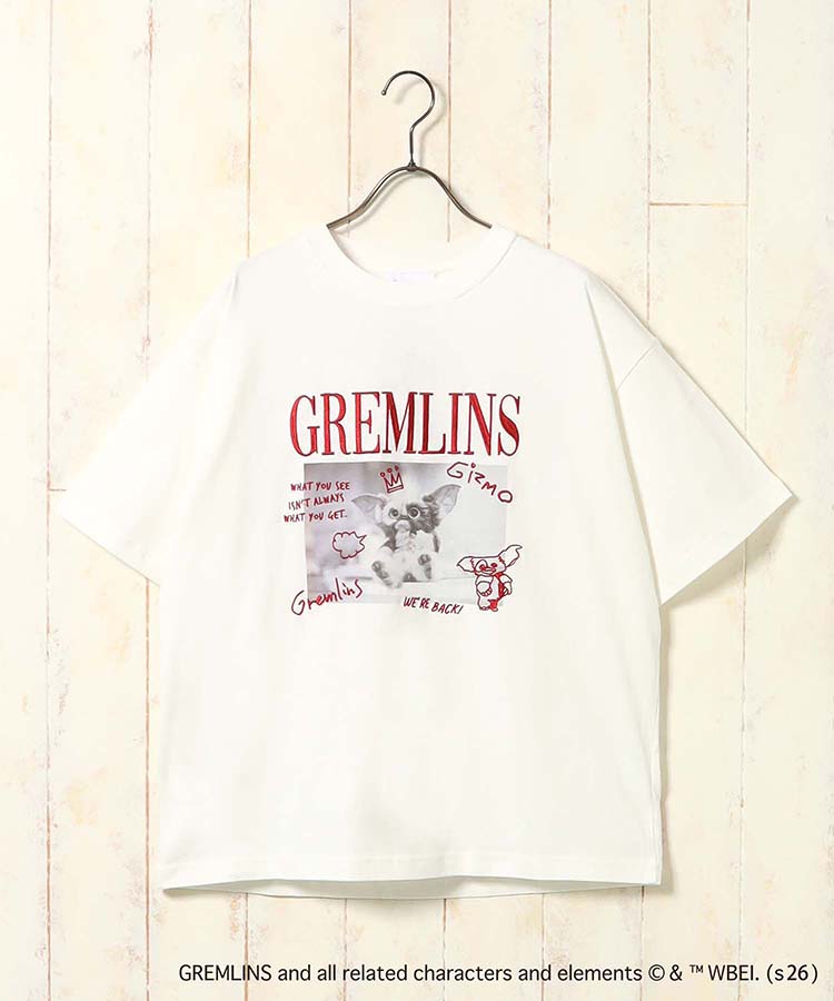 グレムリンフォト刺繍プリントTシャツ